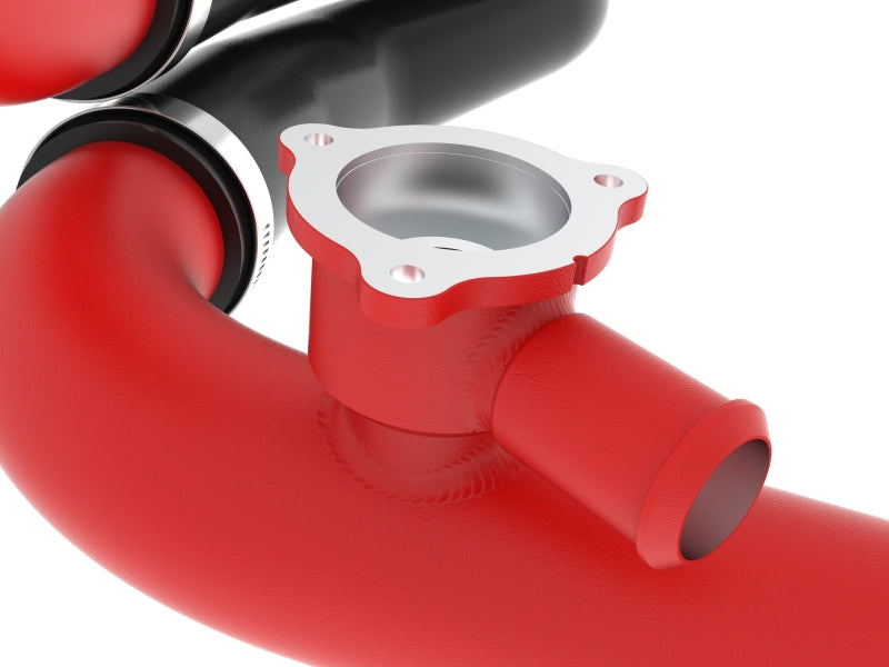 aFe 46-20754-R 22-24 Ford Bronco Raptor BladeRunner Aluminum Hot and Cold Charge Pipe Kit Red