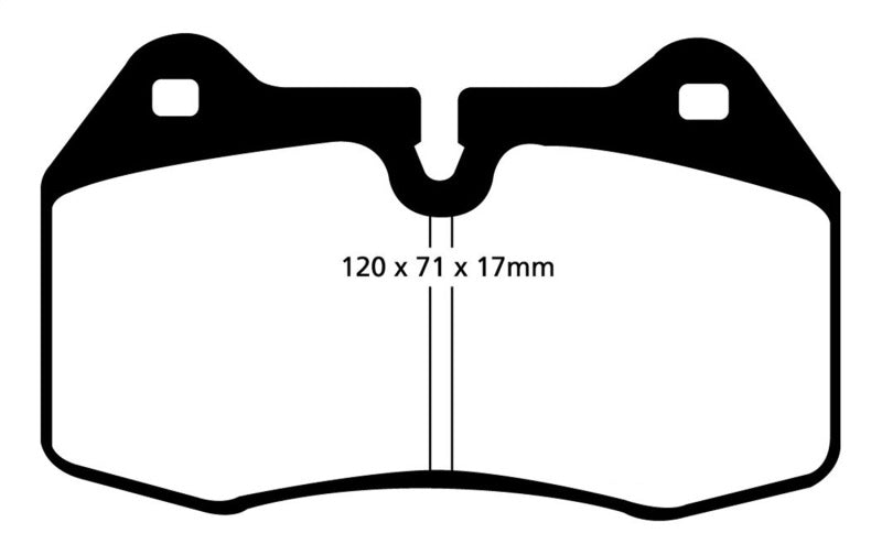 EBC DP31032C 94-99 BMW M5 3.8 (E34) Redstuff Front Brake Pads