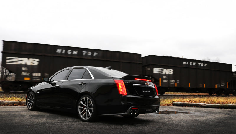 CORSA Performance 14358BLK Corsa 2016-2019 Cadillac CTS V 6.2L V8 2.75in Black Xtreme Axle-Back Exhaust