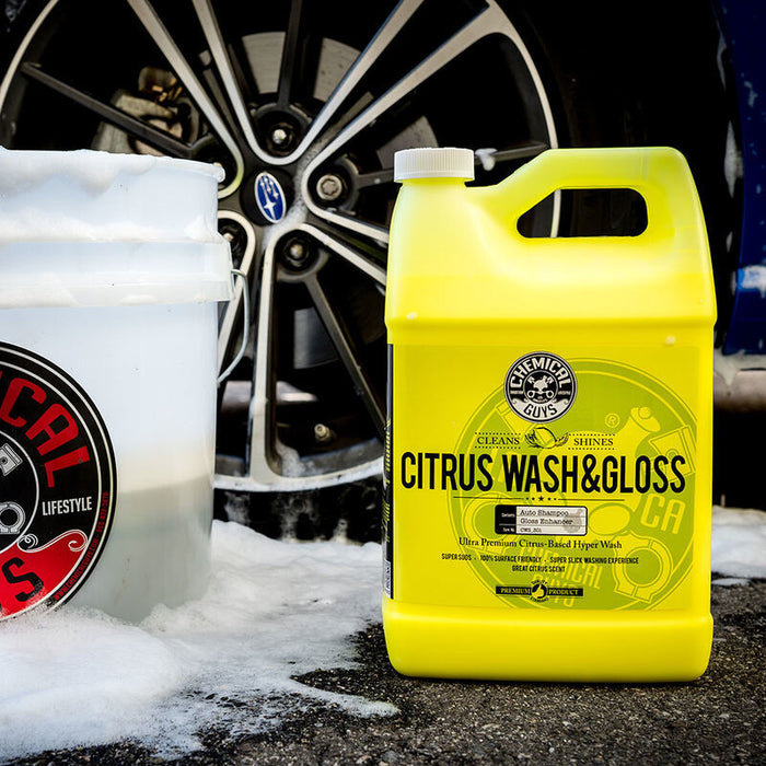 Chemical Guys CWS_301 Citrus Wash & Gloss Concentrated Car Wash - 1 Gallon