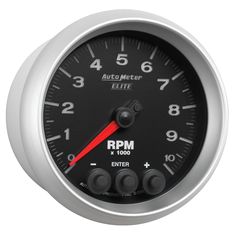 AutoMeter 5697 Autometer Street Progressive Shift Light 85.7mm Tachometer 0-10,000 RPM