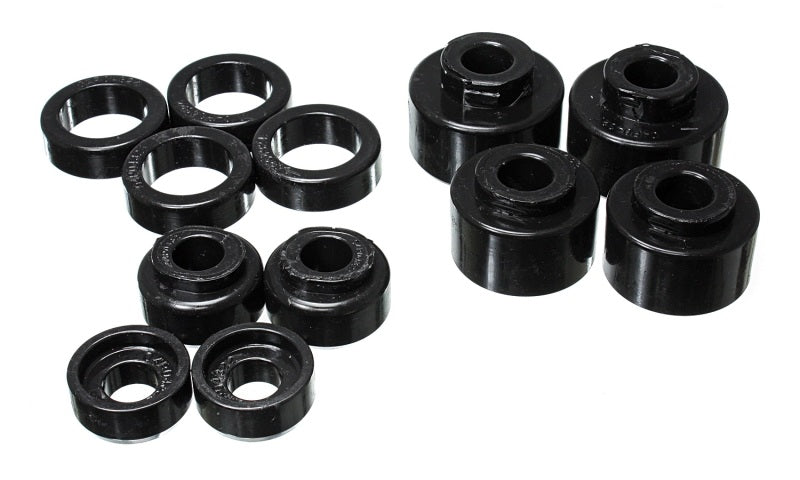 Energy Suspension 4.4121G 2005-07 Ford F-250/F-350 SD 2/4WD Reg Cab Body Mount Set - Black