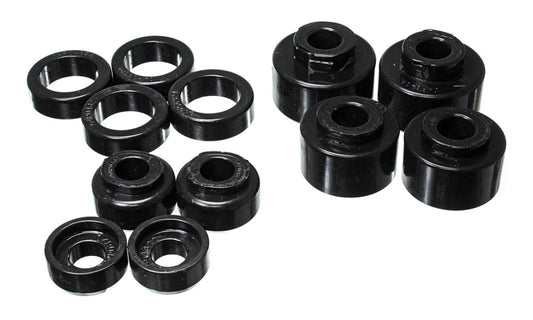 Energy Suspension 4.4121G 2005-07 Ford F-250/F-350 SD 2/4WD Reg Cab Body Mount Set - Black