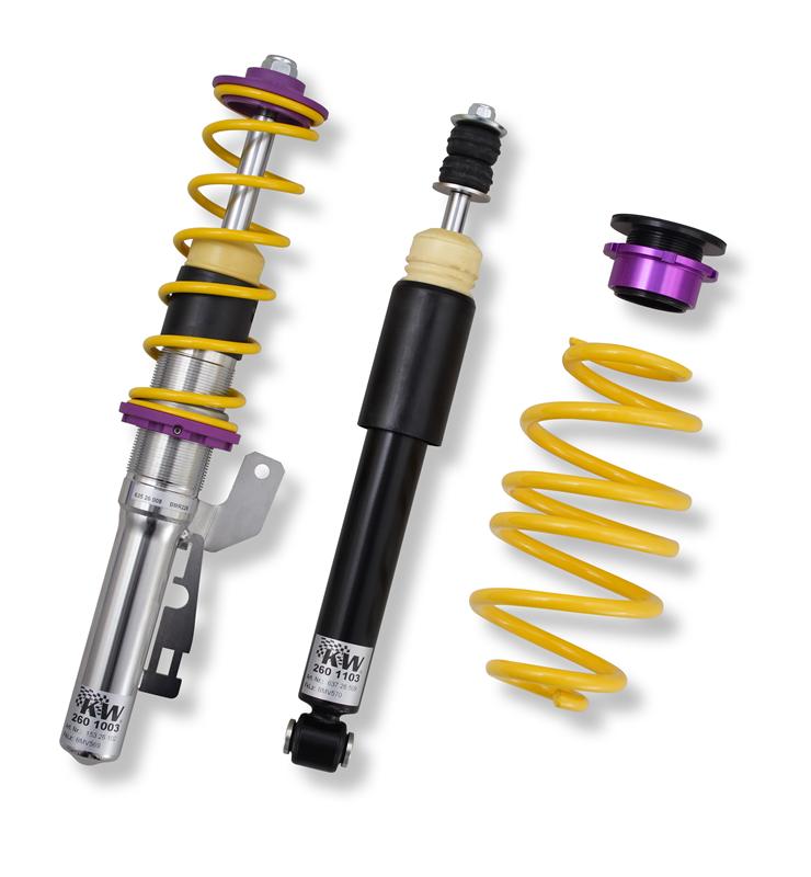 KW 10210032 Coilover Kit V1 Audi A4 S4 (8D/B5 B5S) Sedan + Avant; Quattro incl. S4; all engines