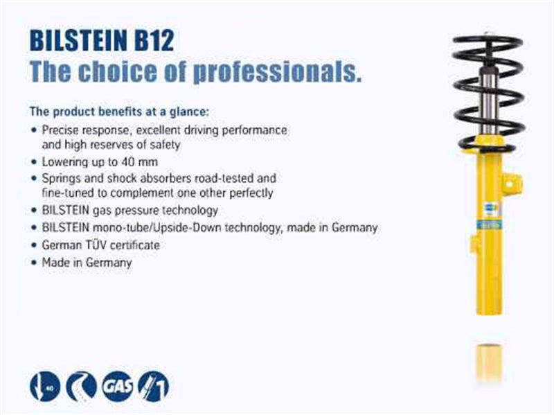 Bilstein 46-191465 B12 2013 BMW X1 xDrive28i Front and Rear Suspension Kit