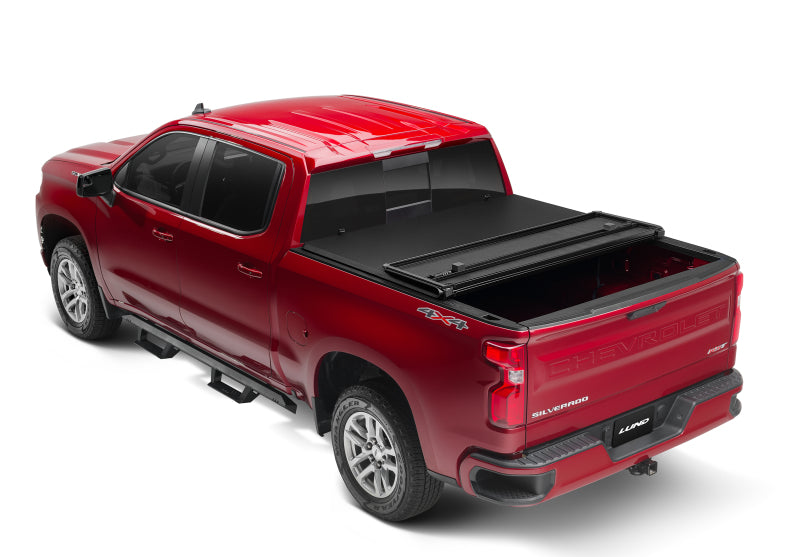 LUND 969558 Lund 14-17 Toyota Tundra Fleetside (5.5ft. Bed) Hard Fold Tonneau Cover - Black