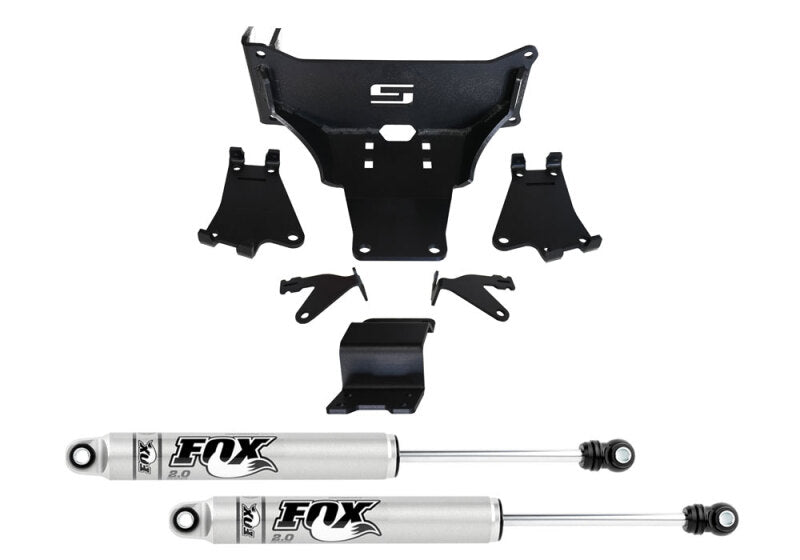 Superlift 92766 17-24 Ford F-450/550 Super Duty 4WD Dual Steering Stabilizer Kit w/ Fox 2.0 Shocks