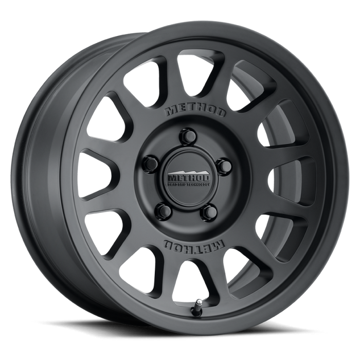 Method Wheels MR70378558535 Method MR703 17x8.5 +35mm Offset 5x150 110.5mm CB Matte Black Wheel