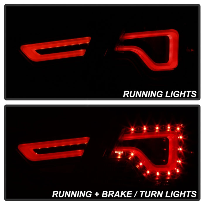 SPYDER 9042164 xTune 14-18 Chevy Impala (Excl 14-16 Limited) LED Tail Lights - Black Smoke (ALT-JH-CIM14-LBLED-BSM)