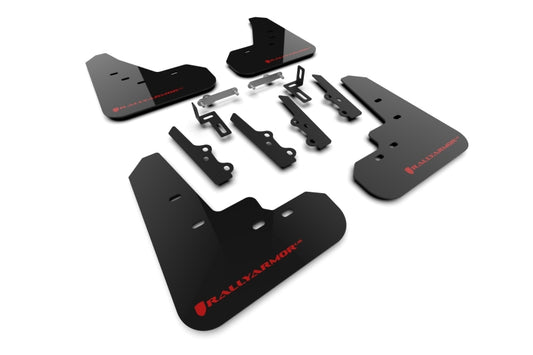 Rally Armor MF111-UR-BLK-RD 2025+ Kia K4 Black Mud Flap Red Logo