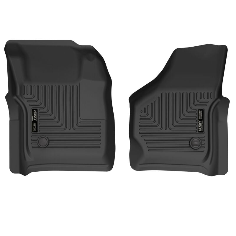 Husky Liners 51791 99-07 Ford F-250 Super Duty Crew Cab X-act Contour Front Floor Liners (Black)