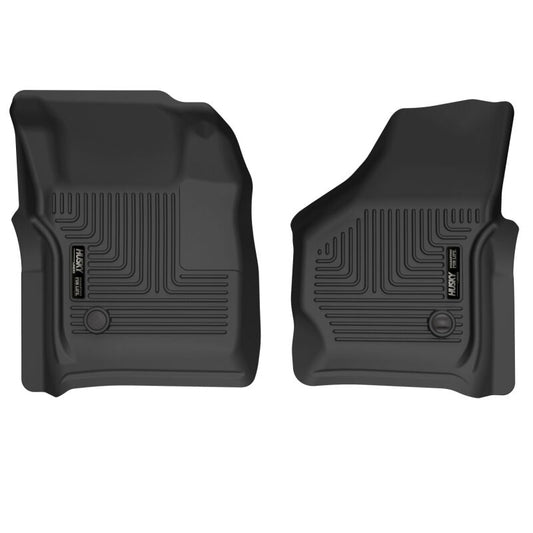 Husky Liners 51791 99-07 Ford F-250 Super Duty Crew Cab X-act Contour Front Floor Liners (Black)
