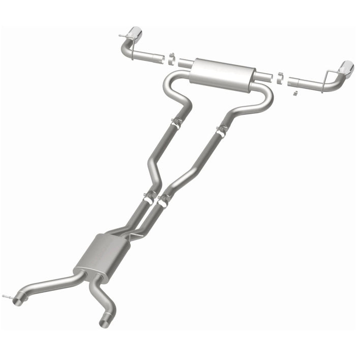 Magnaflow 15085 MagnaFlow 07 Audi Q7 V8 4.2L Dual Split Rear Exit Stainless Cat-Back Perf Exhaust