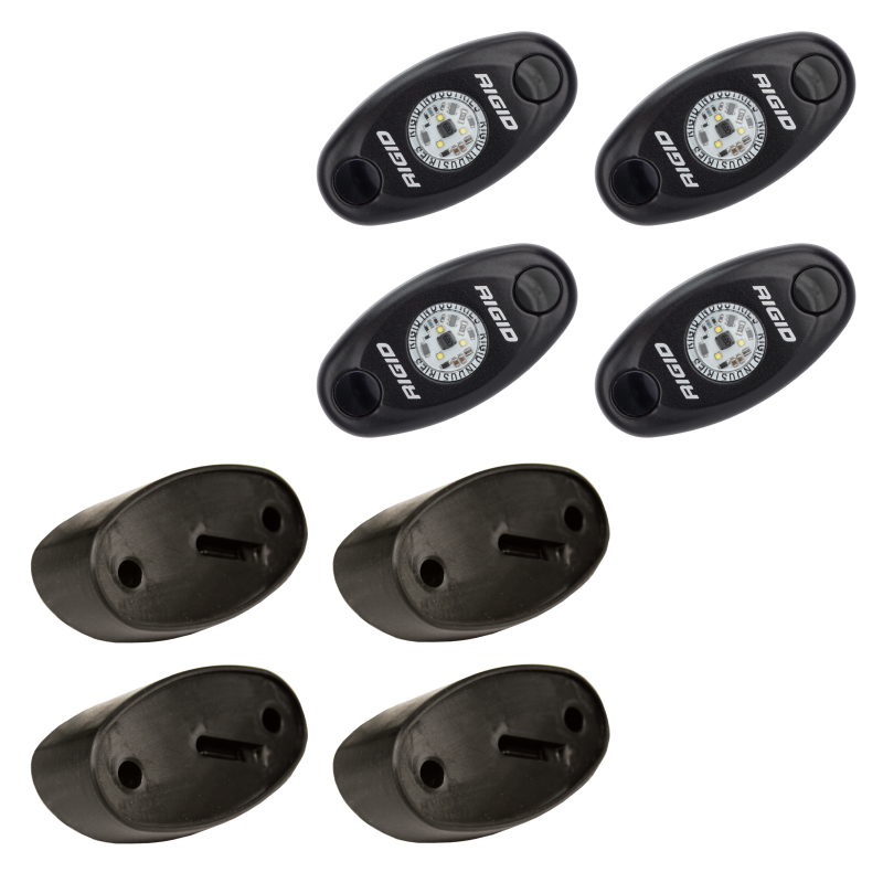 Rigid Industries 400203 Rock Light Kit- Cool White (4 lights)