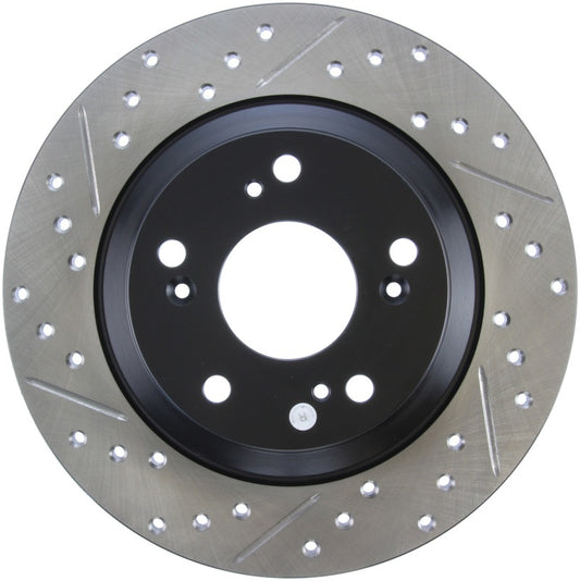Stoptech 127.40050R StopTech 00-09 S2000 Slotted & Drilled Right Rear Rotor