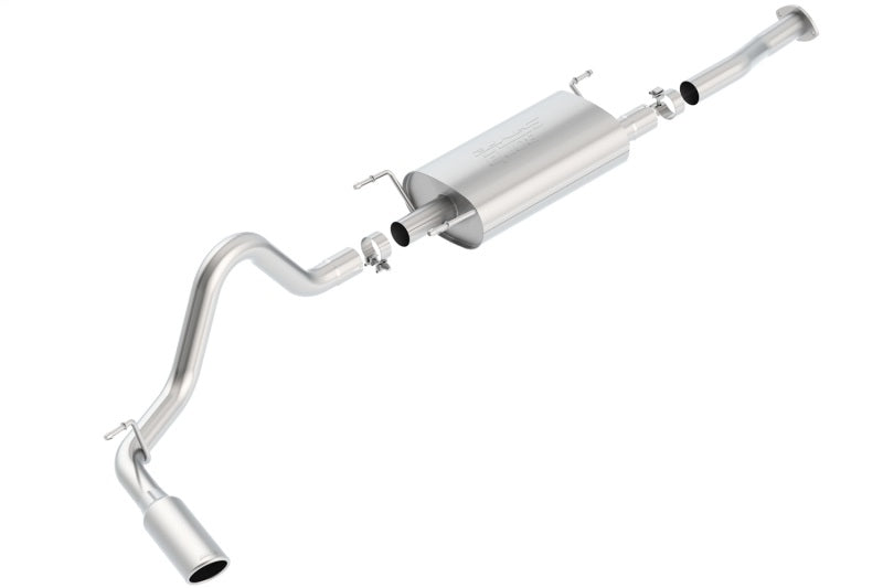 Borla 140680 2016 Toyota Tacoma 3.5L V6 Auto 4DR CC SB S-Type 2.5in Single Left Rear Exit 4in Tip Exhaust