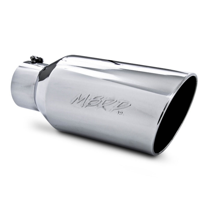 MBRP T5129 Universal Tip 8in OD Rolled End 5in Inlet 18in Length T304
