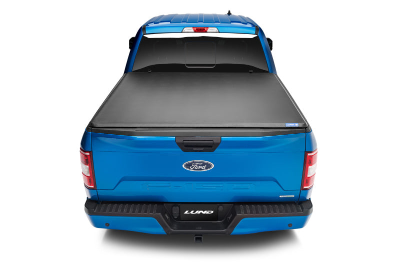 LUND 969250 Lund 02-17 Dodge RAM 1500 Fleetside (6.4ft. Bed) Hard Fold Tonneau Cover - Black
