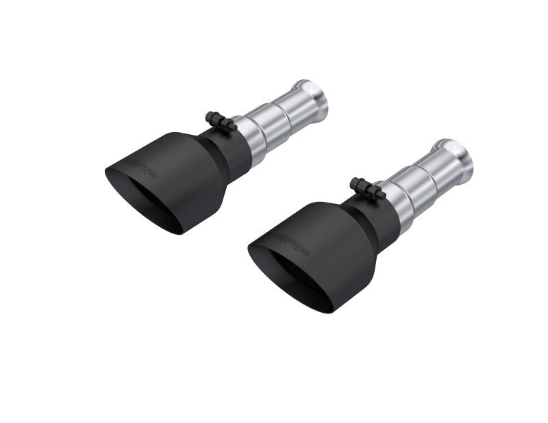 MBRP T5200BLK 19-24 RAM 1500 Classic 5.7L Hemi 5in OD Dual Wall Angle Cut T304 BLK CB Exhaust Tips - Pair