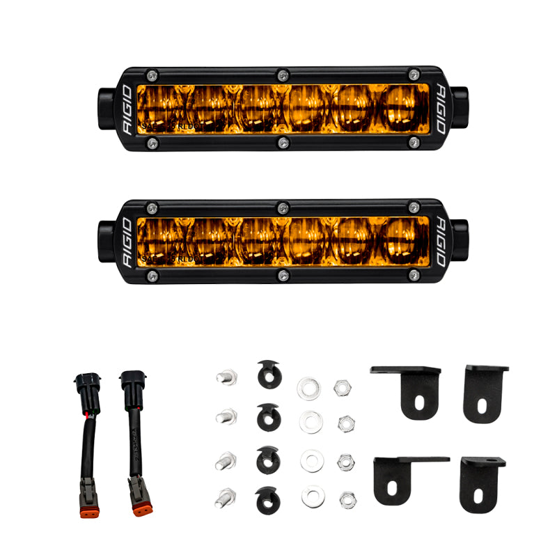Rigid Industries 37201 2022+ Toyota Tundra 6in SR-Series Selective Yellow Fog Light Kit