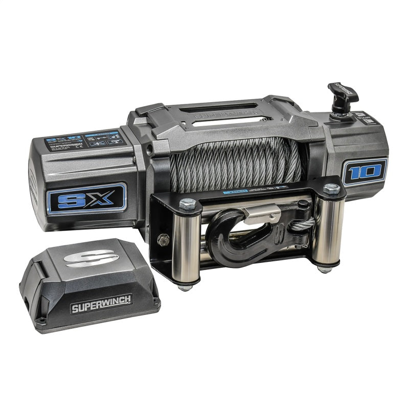Superwinch 1710200 10000 LBS 12V DC 3/8in x 85ft Wire Rope SX 10000 Winch