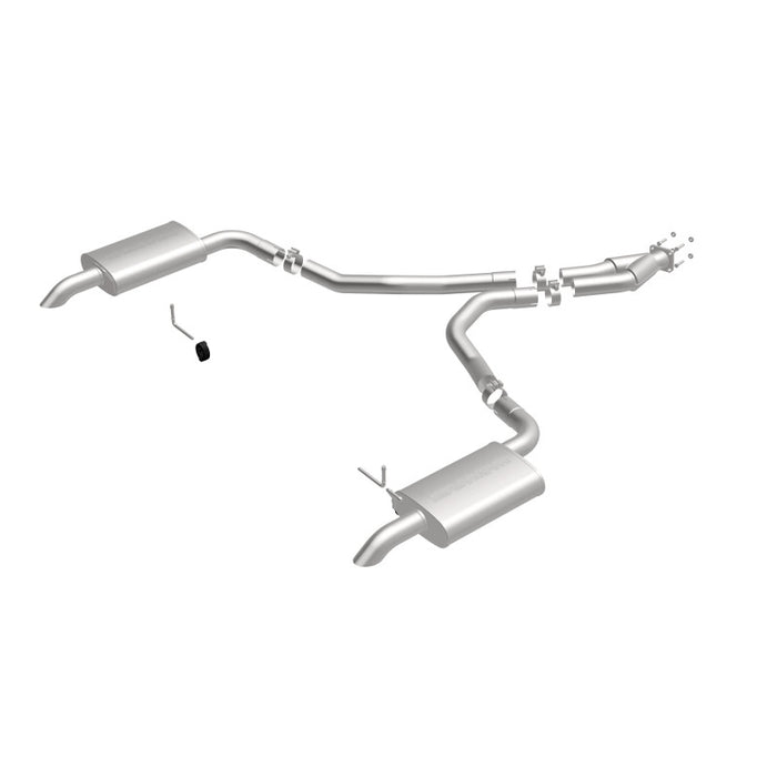 Magnaflow 16710 MagnaFlow 75-79 Chevy Corvette V8 5.7L Dual Split Rear Exit Stainless Cat-Back Perf Exhaust