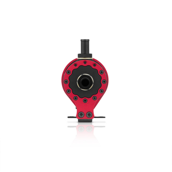 Mishimoto MMBCC-UNI-RD Universal Baffled Oil Catch Can - Red