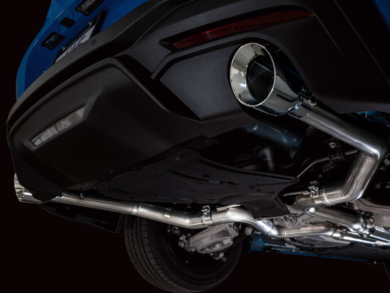 AWE Tuning 3020-32650 AWE 2024 Ford Mustang GT Fastback S650 RWD Track Edition Catback Exhaust w/ Dual Chrome Silver Tips