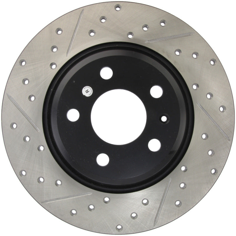 Stoptech 127.33127R StopTech Power Slot 09-10 Audi A4/A4 Quattro / 08-10 A5 / 10 S4 Rear Right Drilled & Slotted Rotor