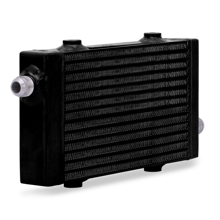Mishimoto MMOC-SP-SBK Universal Small Bar and Plate Cross Flow Black Oil Cooler