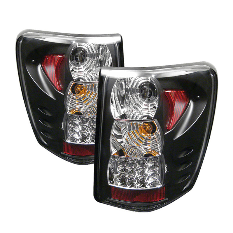 SPYDER 5005663 Spyder Jeep Grand Cherokee 99-04 LED Tail Lights Version 2 Black ALT-YD-JGC99-LED-BK-G2