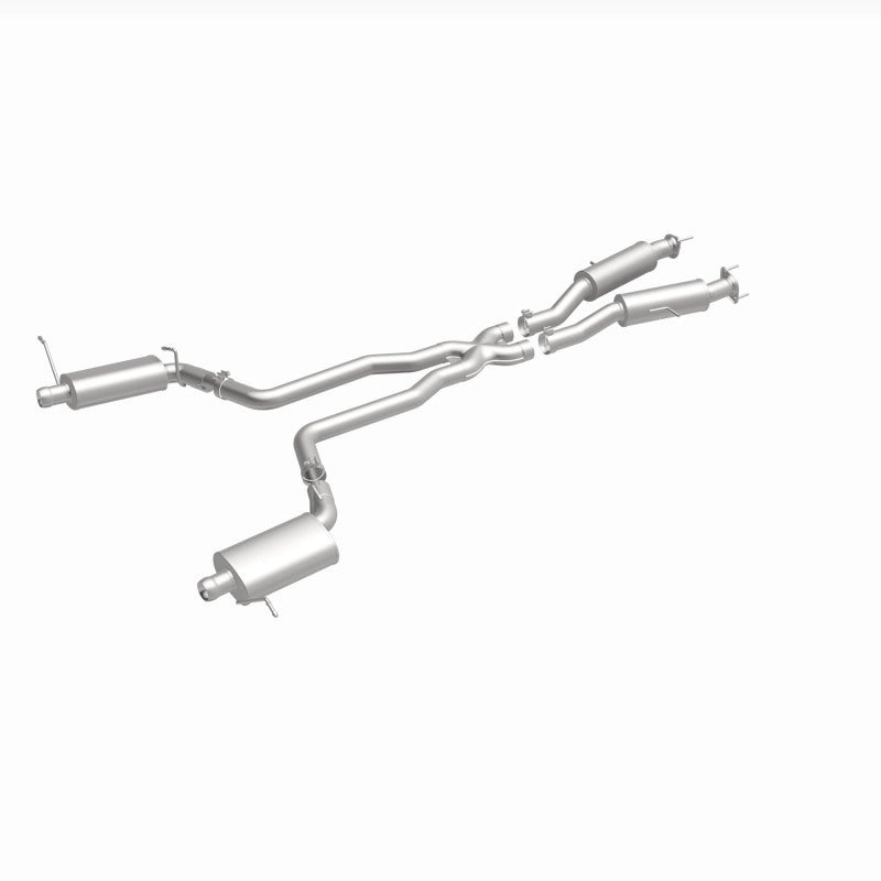 Magnaflow 15064 MagnaFlow 12 Jeep Grand Cherokee V8 6.4L Dual Split Rear Exit Stainless Cat Back Performance Exhaust