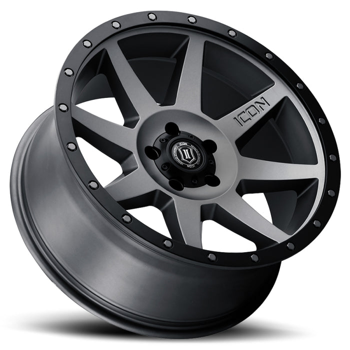 ICON 1820908350TT Rebound 20x9 6x5.5 0mm Offset 5in BS Titanium Wheel
