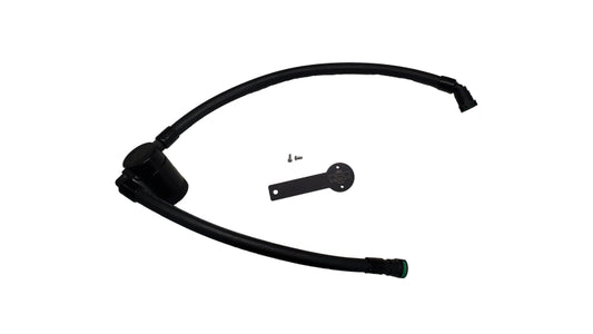 J&L 3093P-B 19-23 Chevy Silverado/GMC Sierra 1500 2.7L Passenger Side Oil Separator 3.0 - Black Anodized