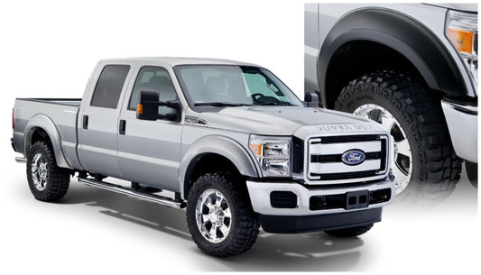 Bushwacker 20932-02 11-16 Ford F-350 Super Duty Styleside Extend-A-Fender Style Flares 4pc - Black
