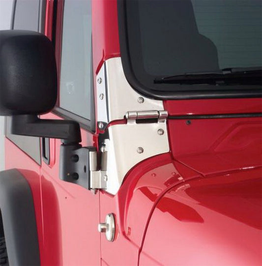 Rampage 7403 1976-1983 Jeep CJ5 Windshield Hinge - Stainless