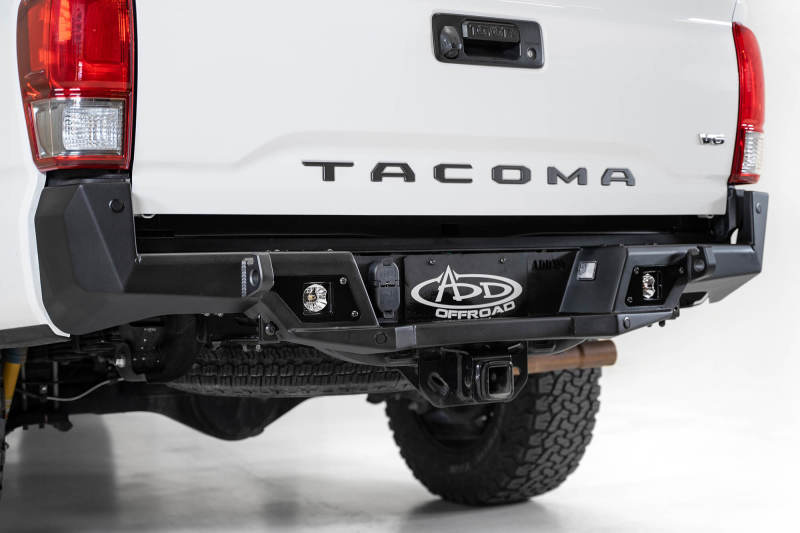 Addictive Desert Designs R681241280103 16-19 Toyota Tacoma Stealth Fighter Rear Bumper w/ Backup Sensor Cutouts