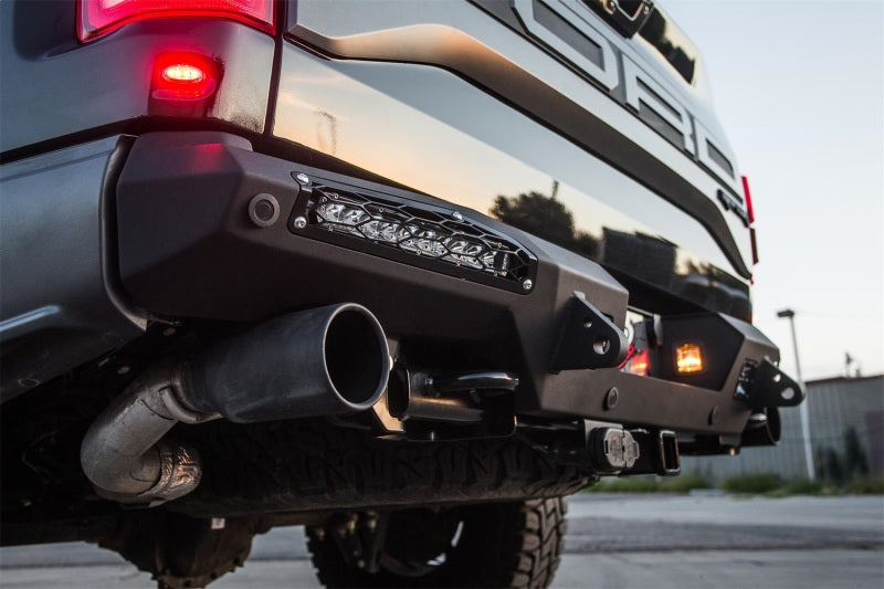 Addictive Desert Designs R117321430103 17-18 Ford F-150 Raptor HoneyBadger Rear Bumper w/ 10in SR LED Mounts