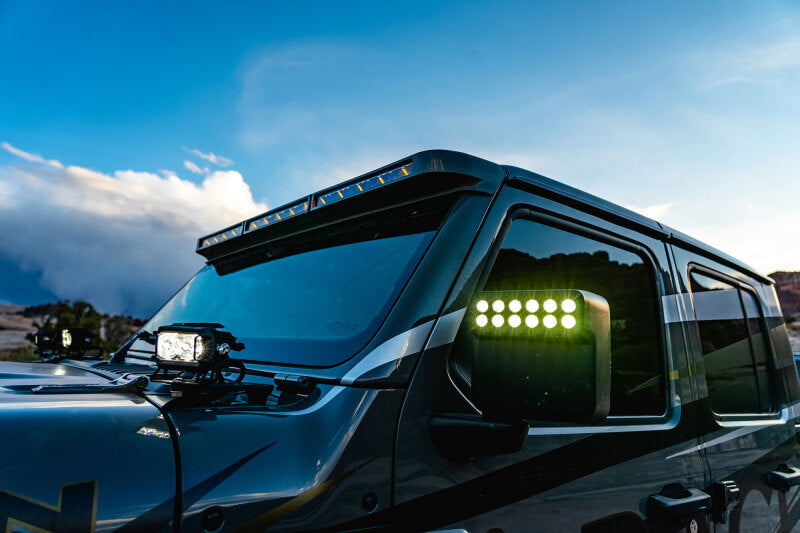 ORACLE Lighting 5917-023 Oracle Jeep Wrangler JL/Gladiator JT Integrated Windshield LED Light Bar System