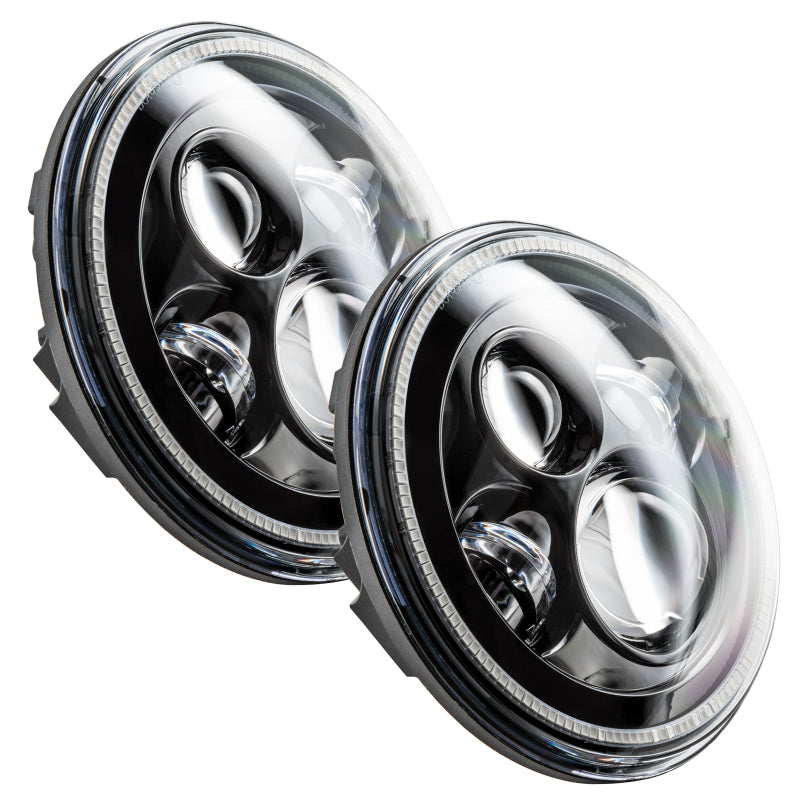 ORACLE Lighting 5769-330 Oracle 7in High Powered LED Headlights - Black Bezel - ColorSHIFT