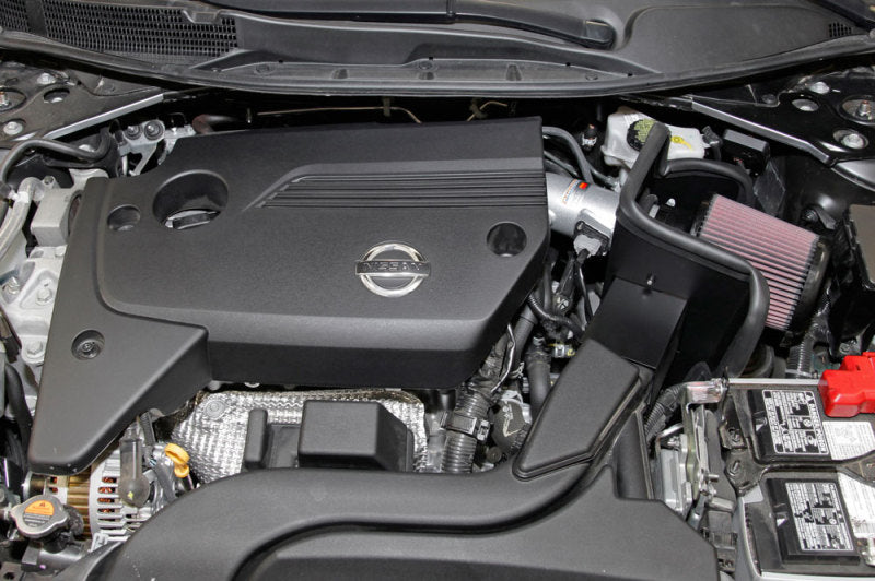 K&N Engineering 69-7064TS K&N 69 Series Typhoon Performance Intake Kit - Silver for 13-14 Nissan Altima 2.5L L4