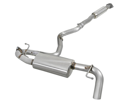 aFe 49-36803 POWER Takeda 2.5in 304 SS Cat-Back Exhaust System Subaru Crosstrek 18-19 H4-2.0L