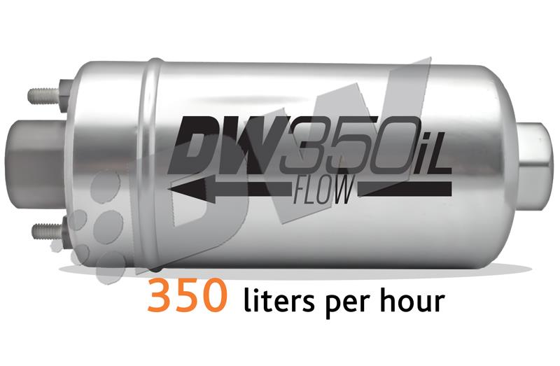 DeatschWerks 9-350 350 LPH DW350iL In-Line External Fuel Pump (No Bracket)