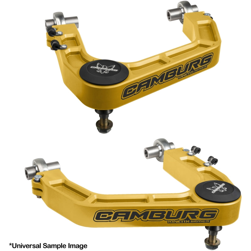 Camburg CAM-110233-GLD Ford Raptor 17-23 KINETIK V2 Performance Billet Uniball Upper Arms (Gold)