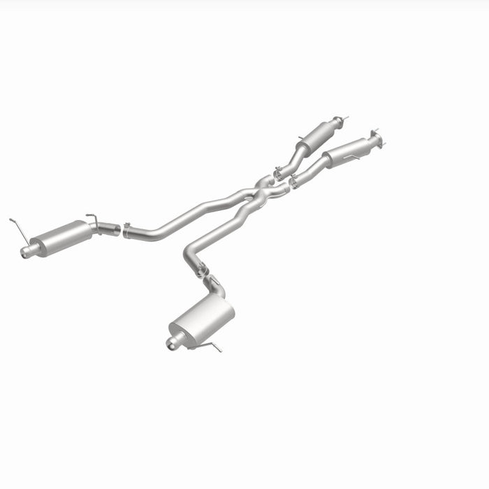 Magnaflow 15064 MagnaFlow 12 Jeep Grand Cherokee V8 6.4L Dual Split Rear Exit Stainless Cat Back Performance Exhaust