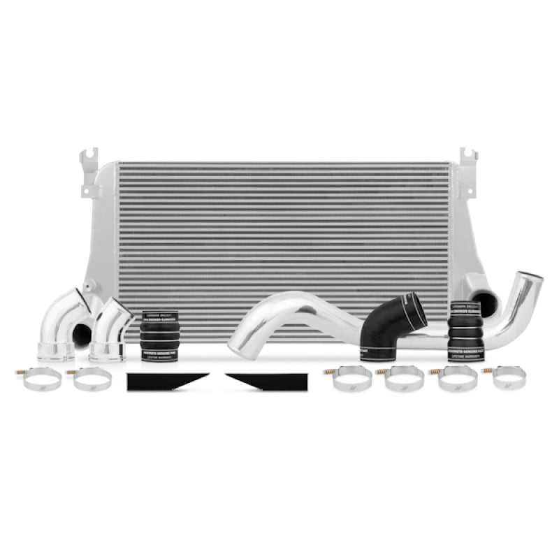 Mishimoto MMINT-DMAX-06KSL 06-10 Chevy 6.6L Duramax Intercooler Kit w/ Pipes (Silver)