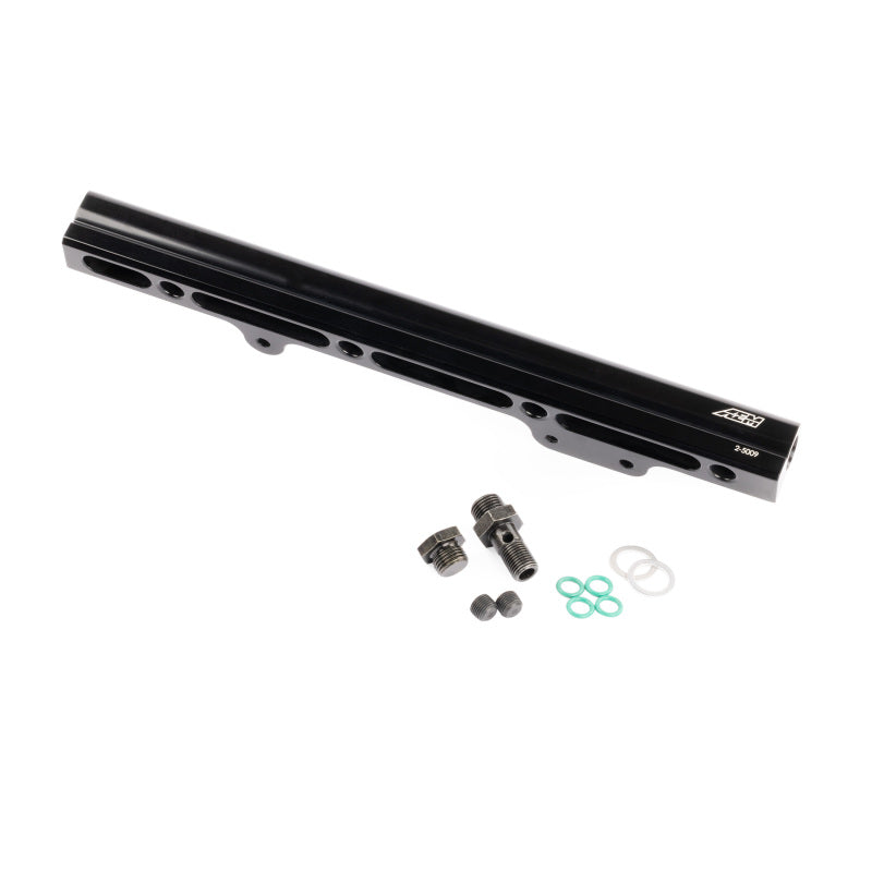 AEM 25-109BK 96-00 Civic CX/DX/LX/EX & 96-97 Del Sol S/Si Black Fuel Rail
