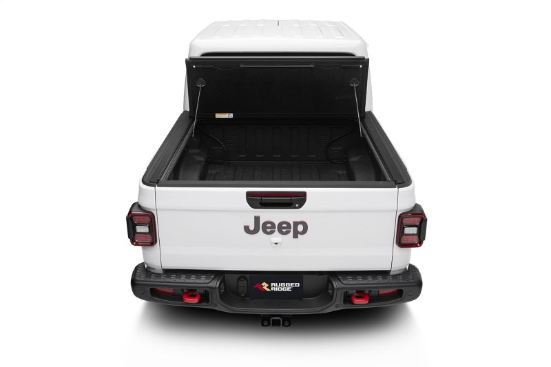 Rugged Ridge 13550.24 Armis Hard Folding With LINE-X Bed Cover 2020 JT