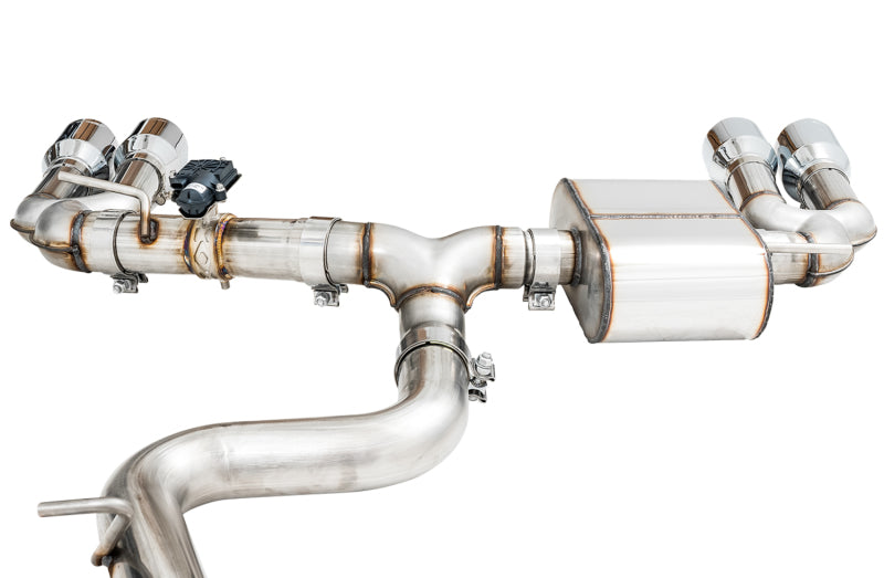 AWE Tuning 3025-42068 Audi 8V S3 SwitchPath Exhaust w/Chrome Silver Tips 102mm