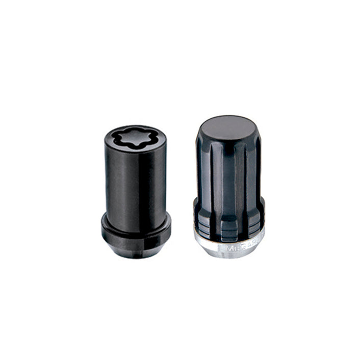 McGard 65515BK SplineDrive Tuner 5 Lug Install Kit w/Locks & Tool (Cone) M14X1.5 / 22mm Hex - Blk